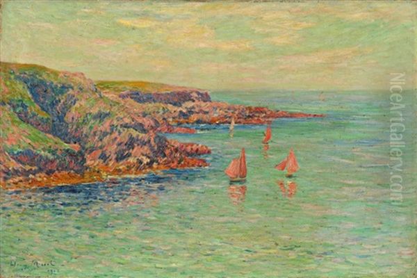 Riviere Du Belon Oil Painting by Henry Moret