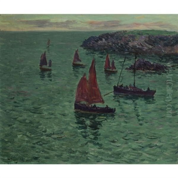 Marine Aux Barques by Henry Moret