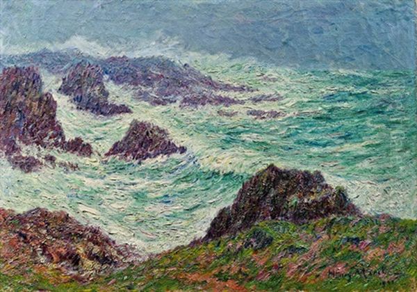 Meereslandschaft Oil Painting by Henry Moret