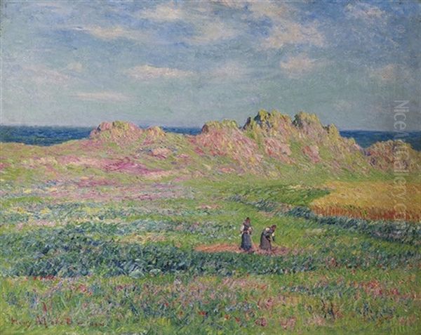 L'ile D'ouessant Oil Painting by Henry Moret