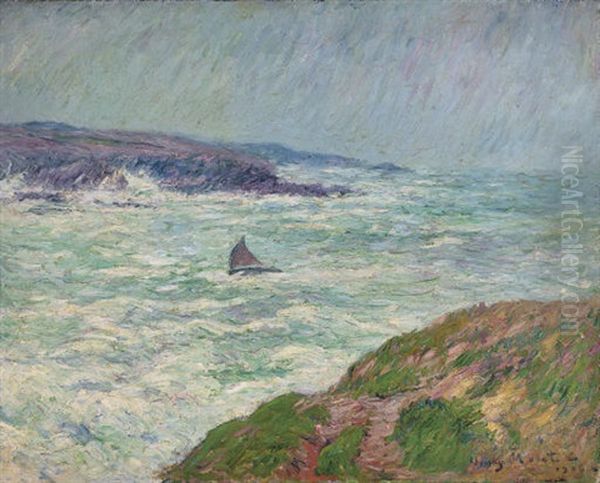 L'entree De Pouldu Oil Painting by Henry Moret