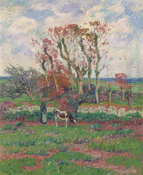 Finistere, L'automne Oil Painting by Henry Moret