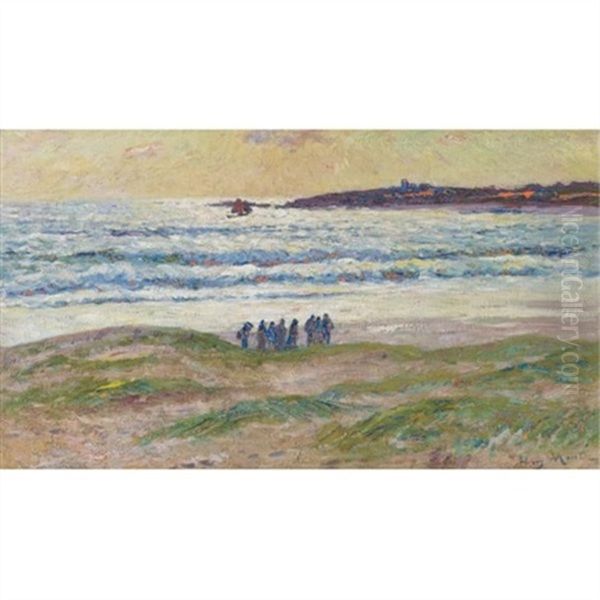 Cote De Bretagne Oil Painting by Henry Moret