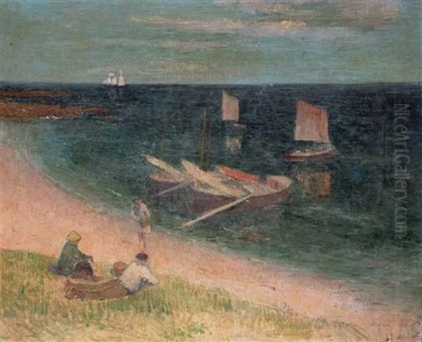 La Cote D'armor Oil Painting by Henry Moret