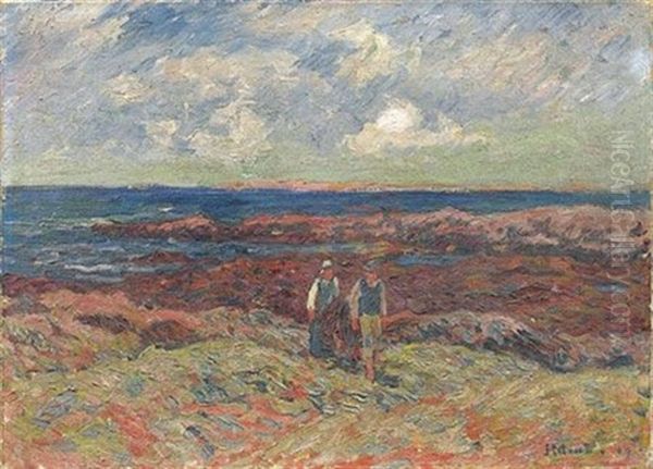 La Pointe De Beg Er Morz Oil Painting by Henry Moret