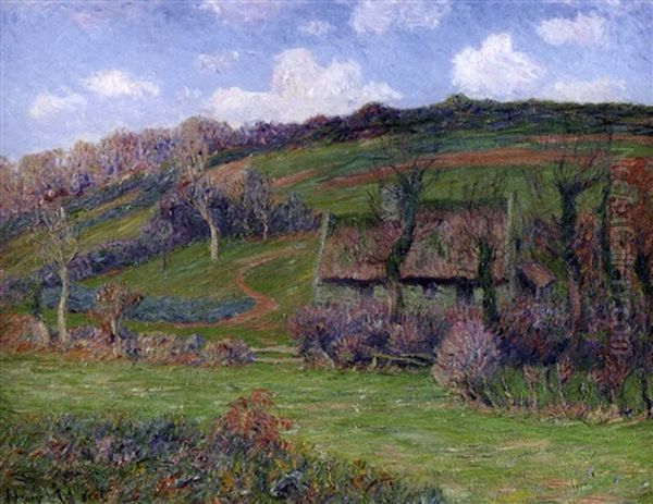 Le Vallon De Penmarch Oil Painting by Henry Moret