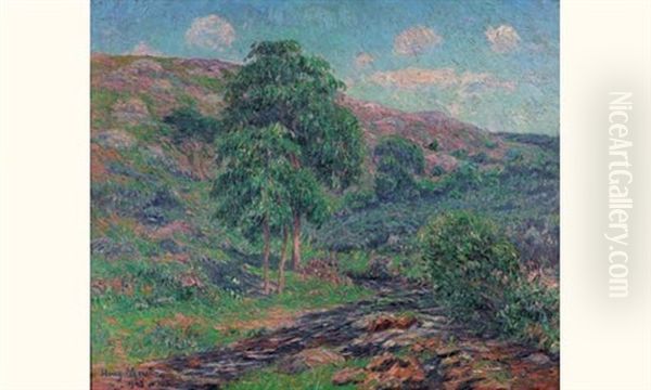 Les Monts D'arree, Le Dour-du Oil Painting by Henry Moret