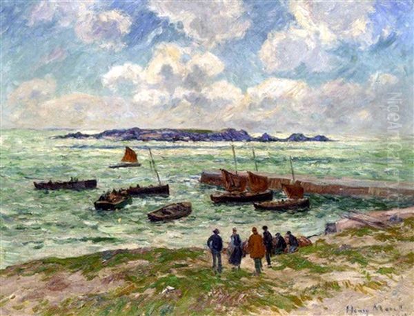 Saint-guenole, Penmarch (finistere) Oil Painting by Henry Moret