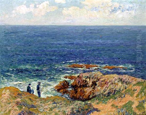 La Cote Bretonne Oil Painting by Henry Moret