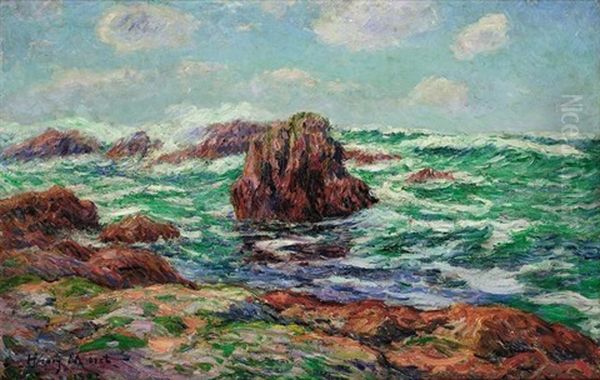 Pern, Ile D'ouessant Oil Painting by Henry Moret