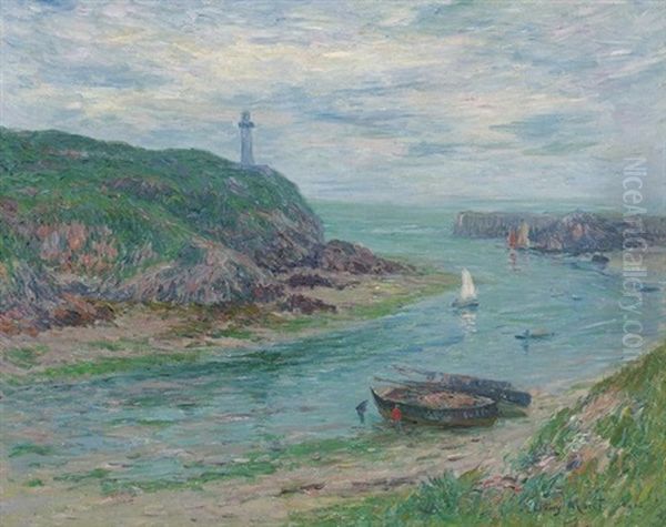 Doelan, Basse Mer Oil Painting by Henry Moret