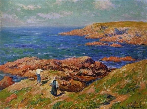 Environs De Belon, Finistere Oil Painting by Henry Moret