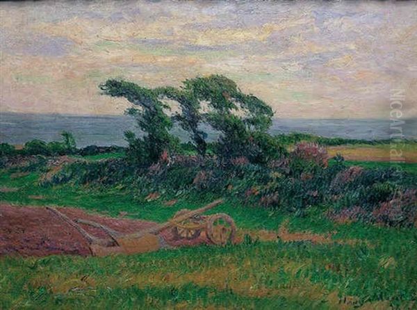 Une Charrue Oil Painting by Henry Moret