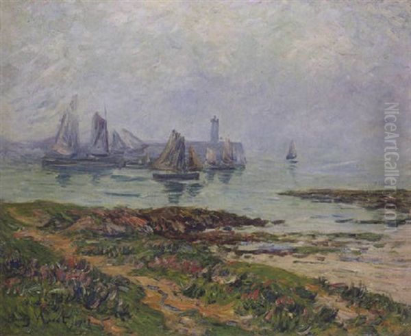 Jour De Brume A Dielette Oil Painting by Henry Moret