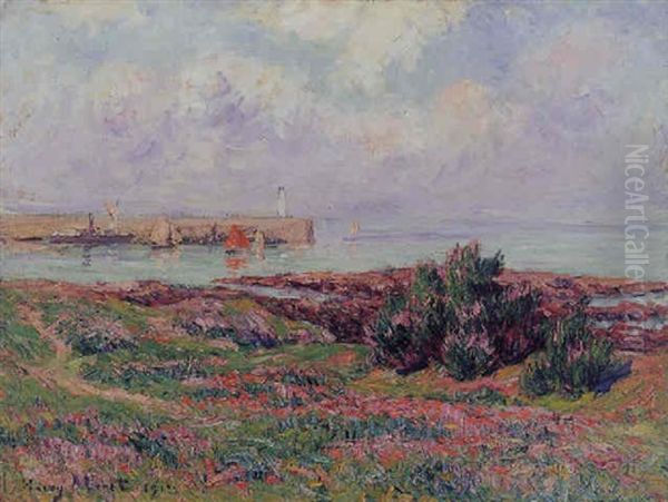 Le Matin, Dielette Oil Painting by Henry Moret