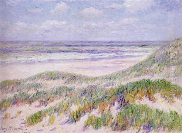 Les Dunes A Egmond En Zee, Hollande Oil Painting by Henry Moret