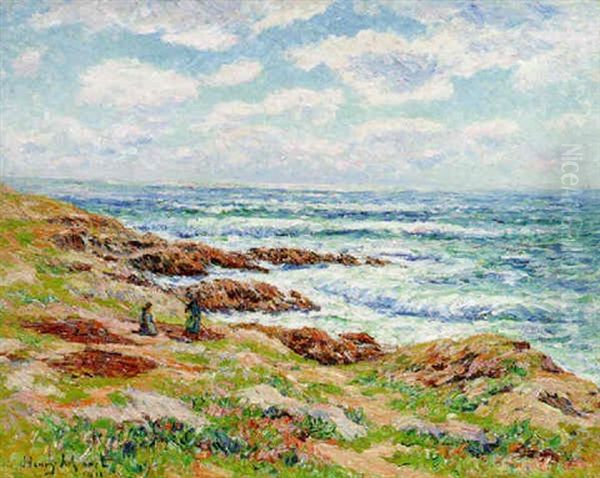 Pointe De Beg-merg, Finistere Oil Painting by Henry Moret