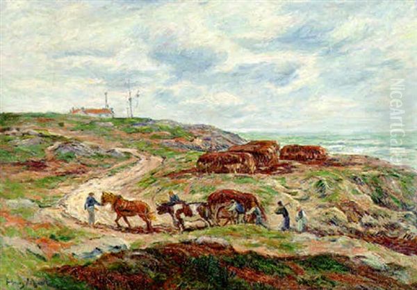 Le Semaphore, Cote Du Finistere Oil Painting by Henry Moret