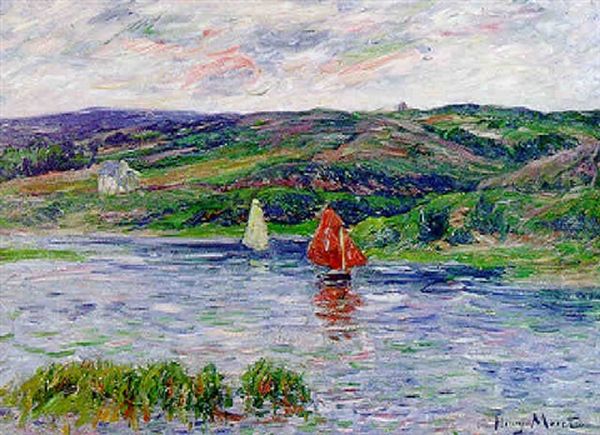 Le Belon Oil Painting by Henry Moret