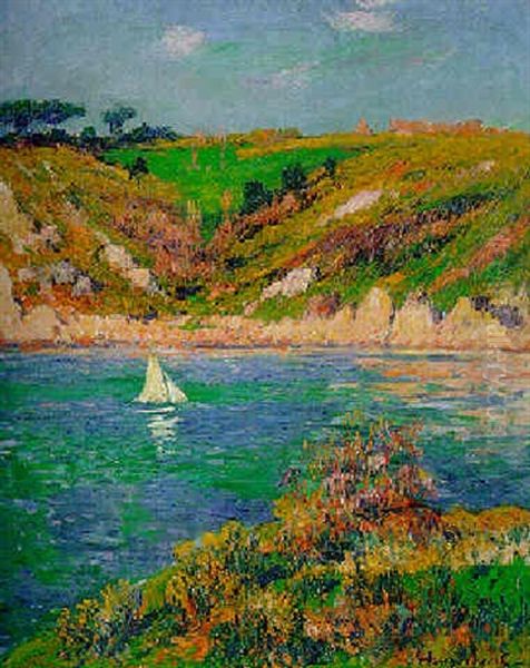 Voilier En Bretagne Oil Painting by Henry Moret