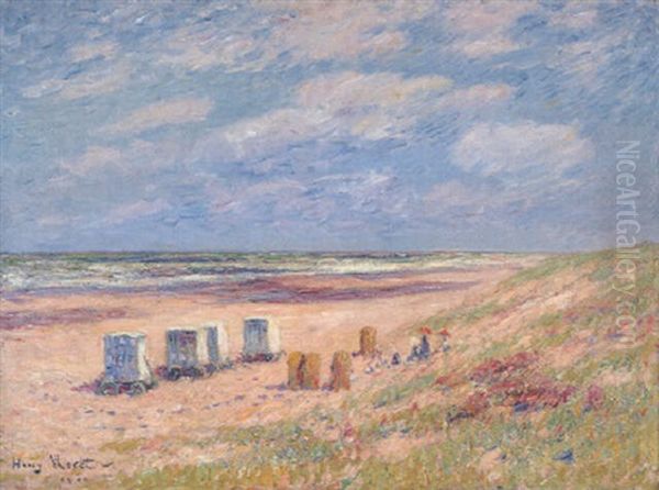 Strand In Holland, Egmond Oil Painting by Henry Moret