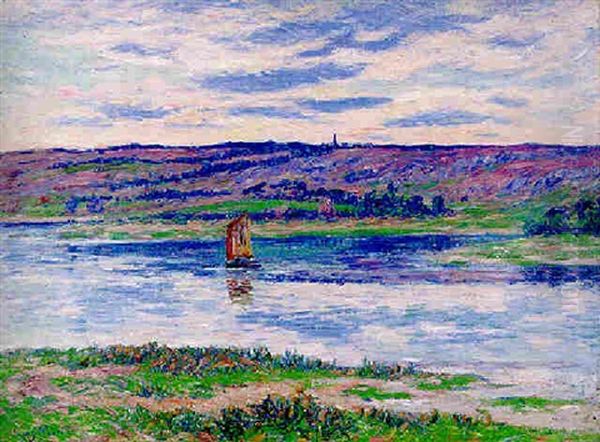 Riviere De Belon, Finistere Oil Painting by Henry Moret