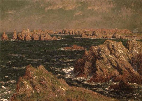 Ile D'ouessant Oil Painting by Henry Moret