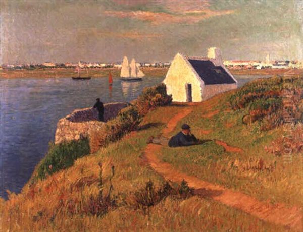 La Rade De Lorient Oil Painting by Henry Moret