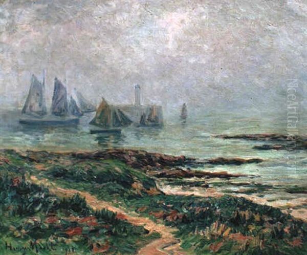 Marine - Jour De Brume Oil Painting by Henry Moret