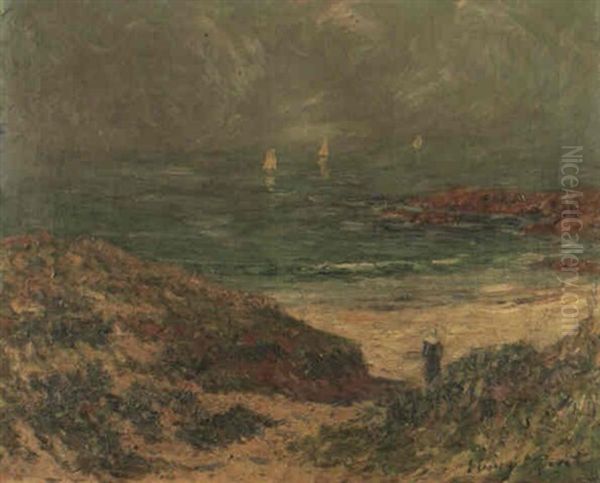 La Cote Bretonne Oil Painting by Henry Moret