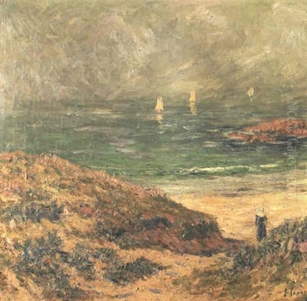 La Cote Bretonne Oil Painting by Henry Moret