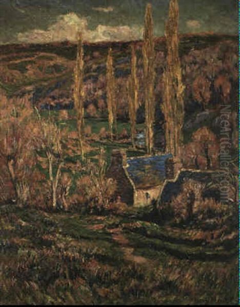 Moulin De Saint-ourneau Oil Painting by Henry Moret