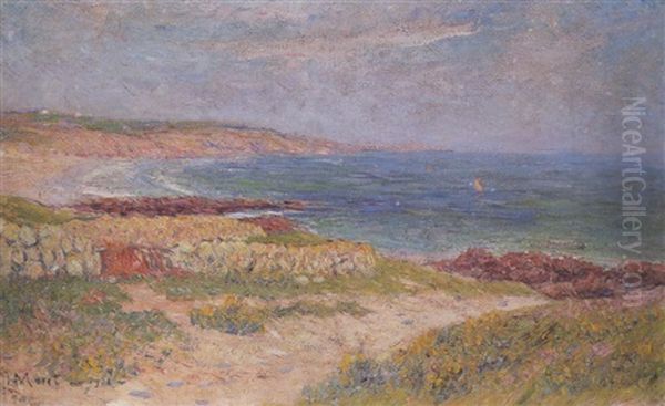 Plage De Ragnenez, Finistere Oil Painting by Henry Moret