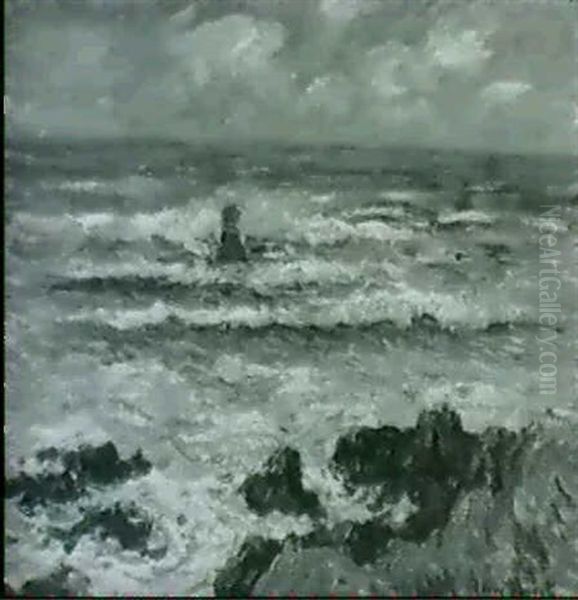 La Bouee Oil Painting by Henry Moret