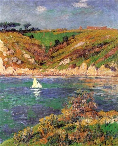 Voilier En Bretagne Oil Painting by Henry Moret