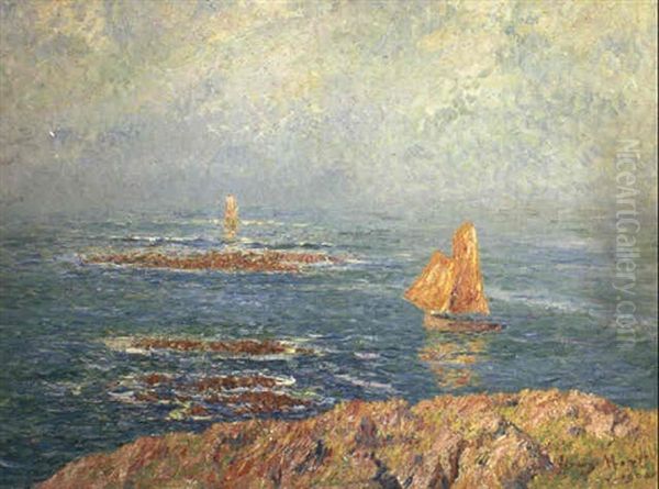 Matinee D'ete En Bretagne Oil Painting by Henry Moret