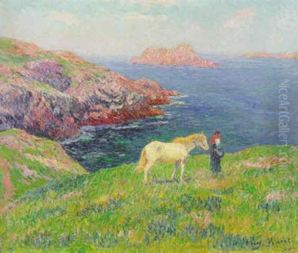 Falaise A Ouessant by Henry Moret