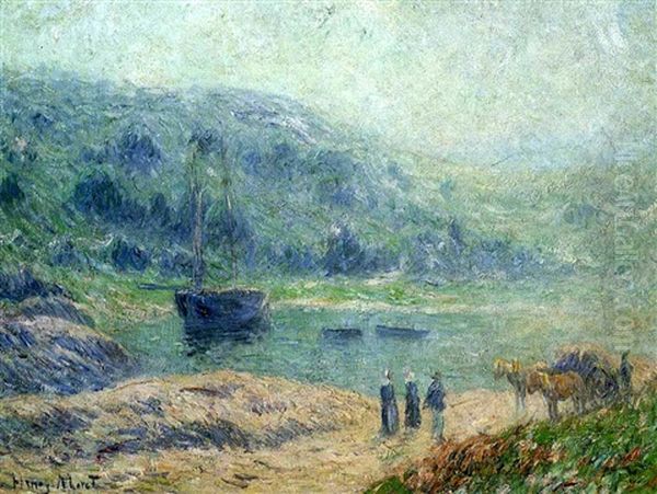 Crique En Bretagne Oil Painting by Henry Moret