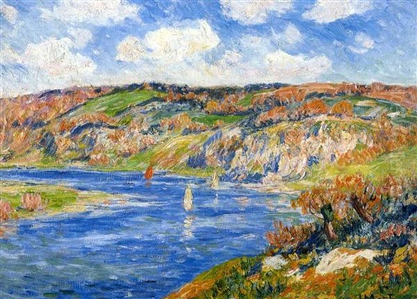 Riviere De St. Maurice, Finistere Oil Painting by Henry Moret