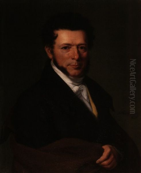 Herrenportrait by Gottlob Wilhelm Morff