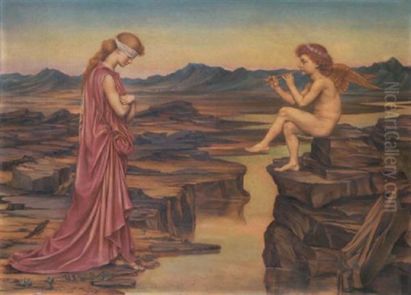 Love, The Misleader Oil Painting by Evelyn de Morgan