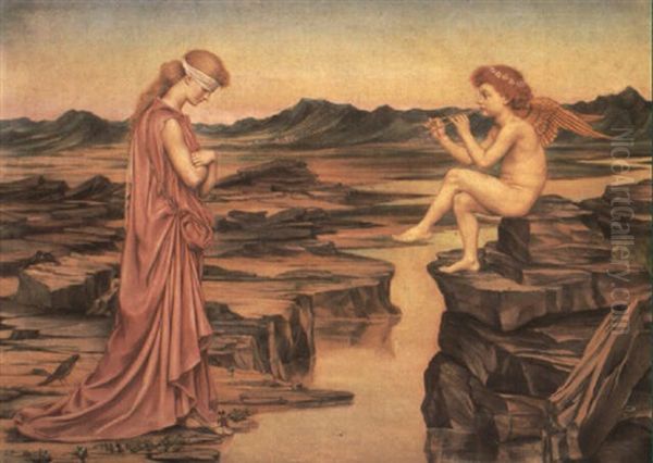 Love, The Misleader Oil Painting by Evelyn de Morgan