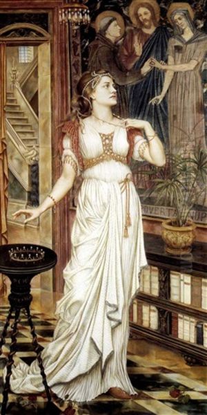 The Crown Of Glory Oil Painting by Evelyn de Morgan