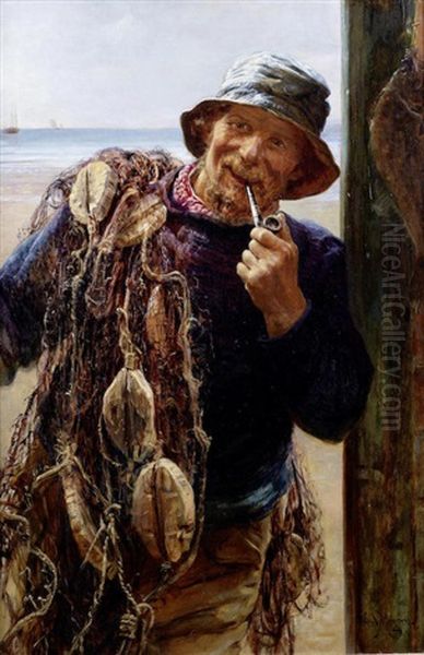 The Fisherman Oil Painting by Frederick Morgan