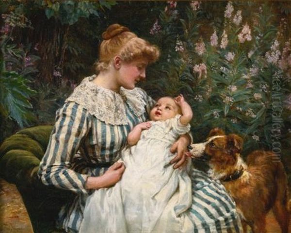 Gentle Reminder Oil Painting by Frederick Morgan