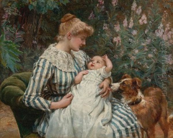 Gentle Reminder Oil Painting by Frederick Morgan