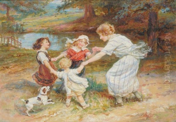 Ring O'roses Oil Painting by Frederick Morgan