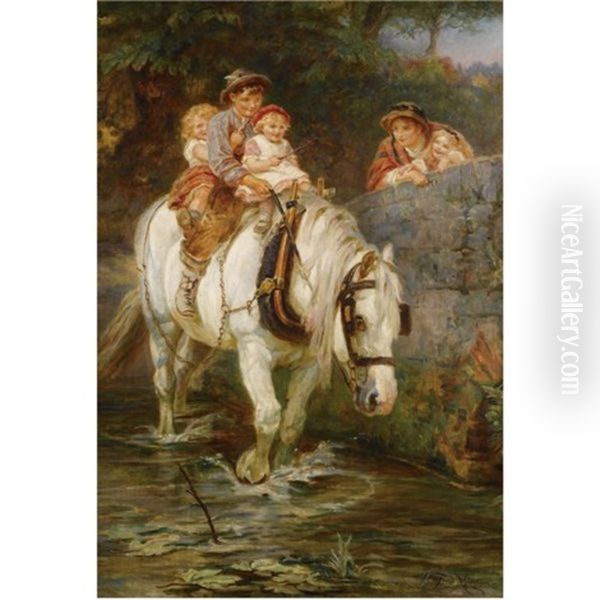 Hold Tight Oil Painting by Frederick Morgan