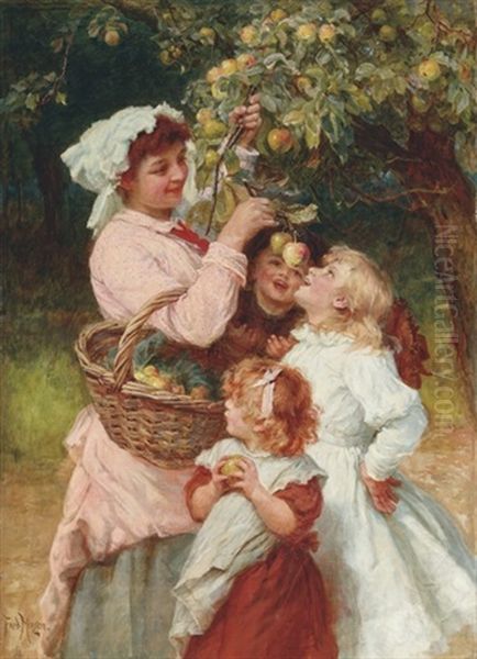 Bob Apple Oil Painting by Frederick Morgan