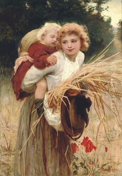 Her Constant Care Oil Painting by Frederick Morgan